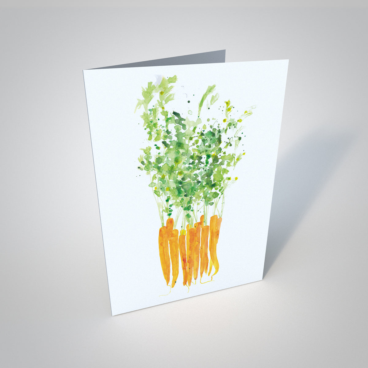 Carrot Greetings Card