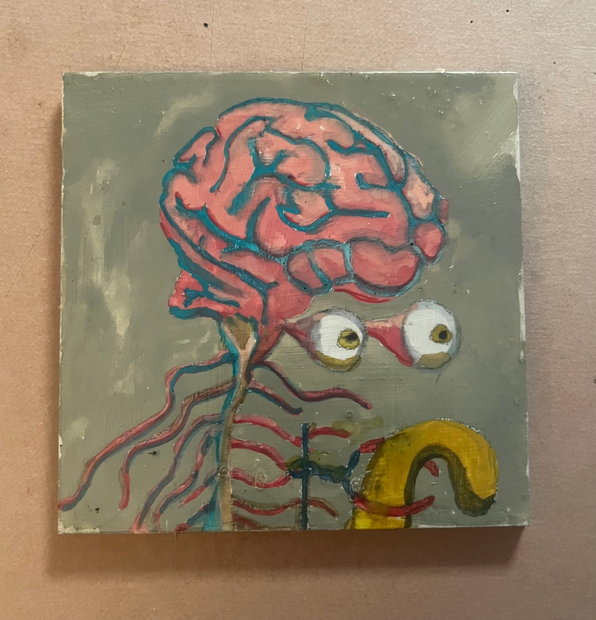Brain and Banana (Girl With A Kitten)