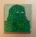 Hedge person and cat (Girl with a Kitten)