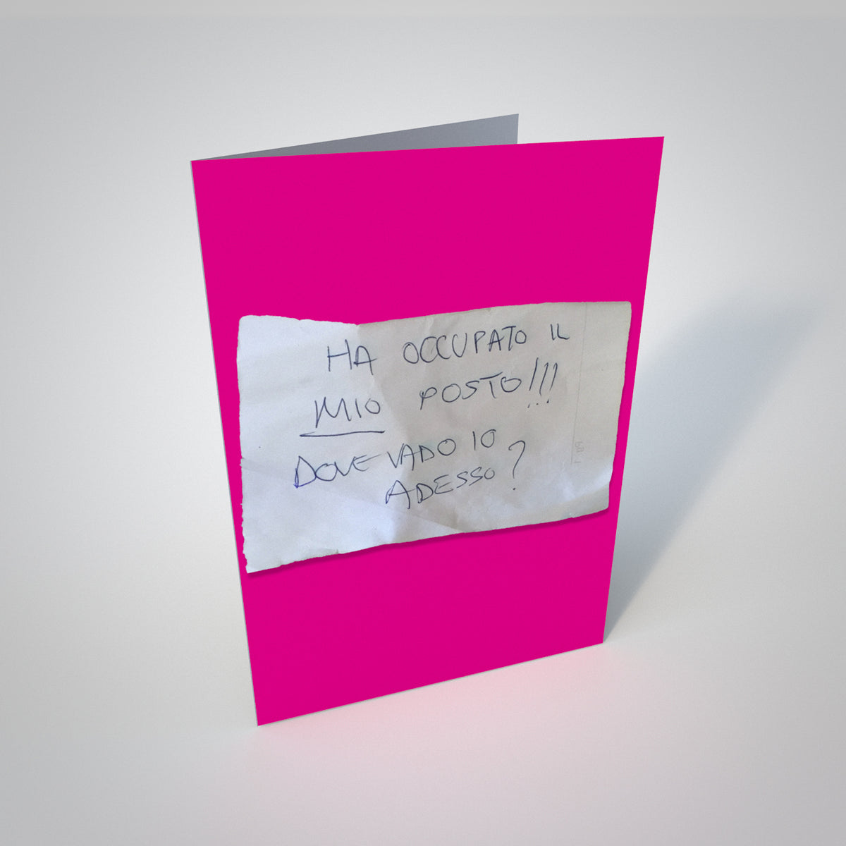 Ha Occupato Il Mio Posto Greetings Card