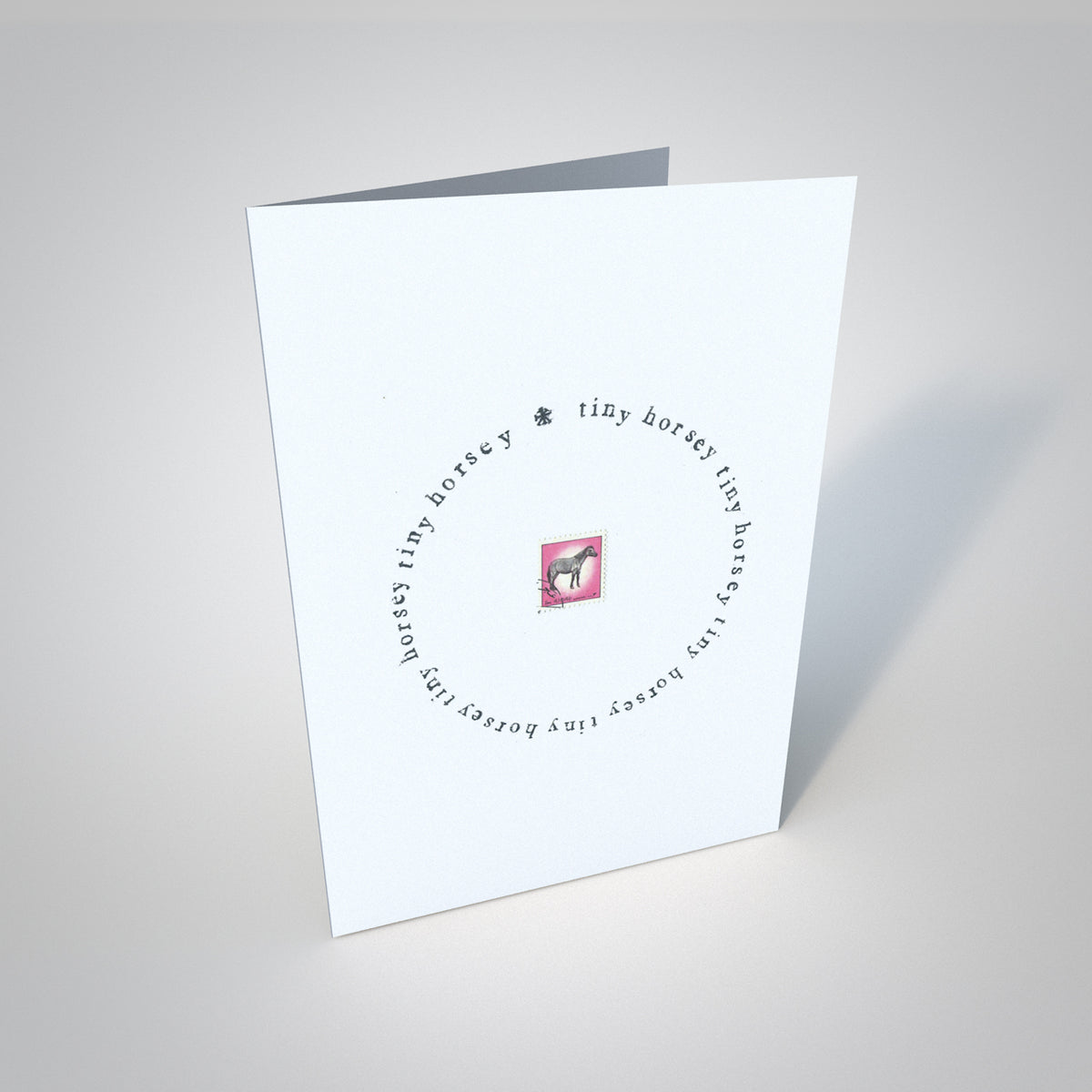 Tiny Horsey Greetings Card